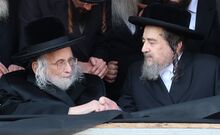 הרב שכטר עם רבי יצחק טוביה וייס, תשפ"ב
