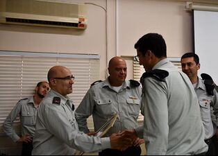 זיו אבטליון עם מישל ינקו (במרכז), מאי 2019