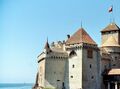 טירת שילון (Château de Chillon) על חוף מונטרה