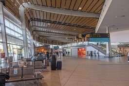 מראה פנימי של הטרמינל.