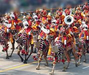 Border Security Force personnel on the Republic day